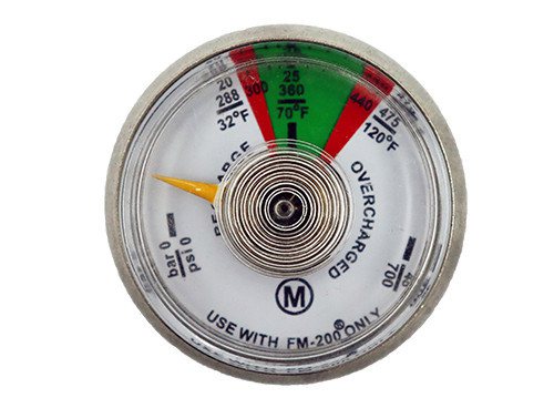 Custom spiral-tube pressure gauge