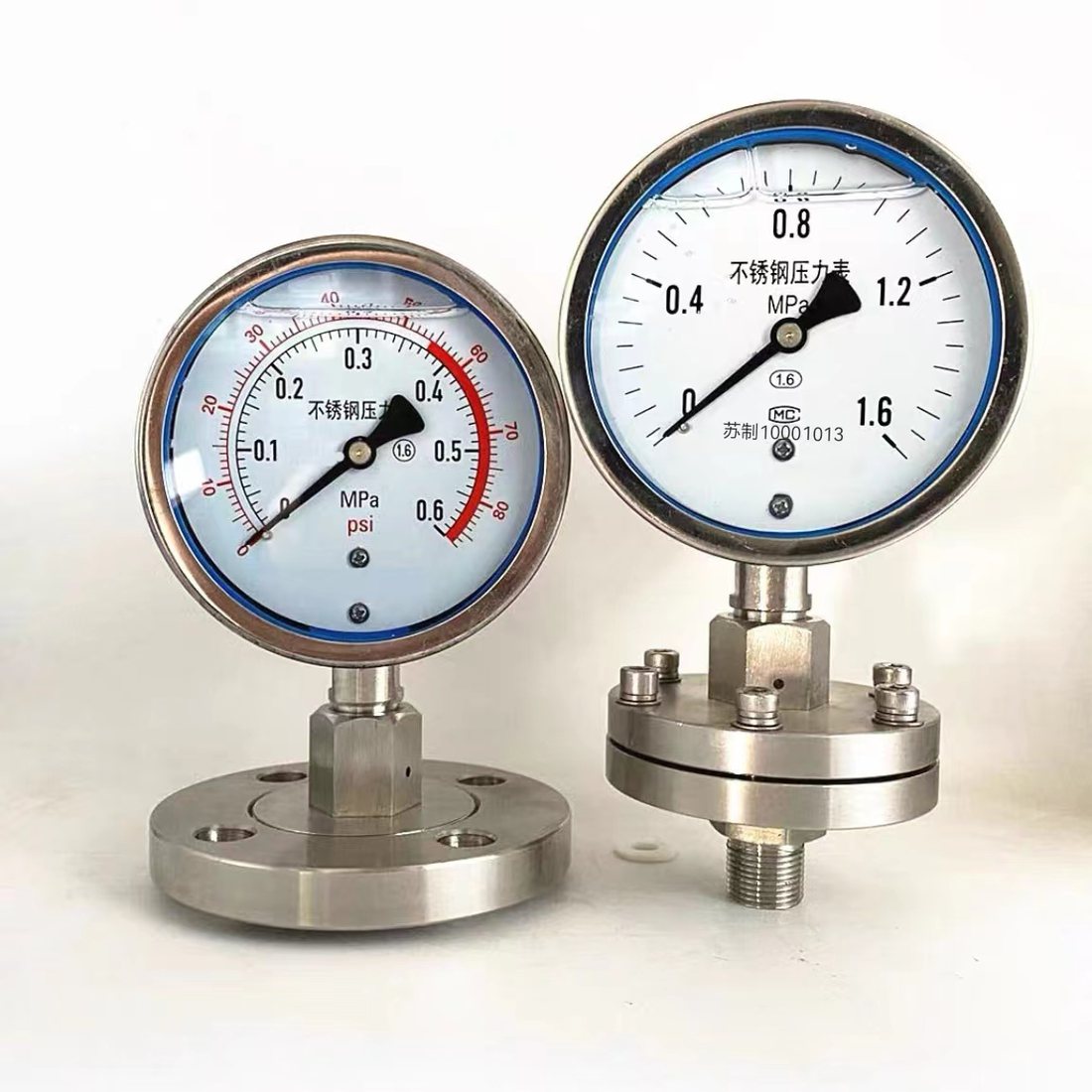 Diaphragm pressure gauge
