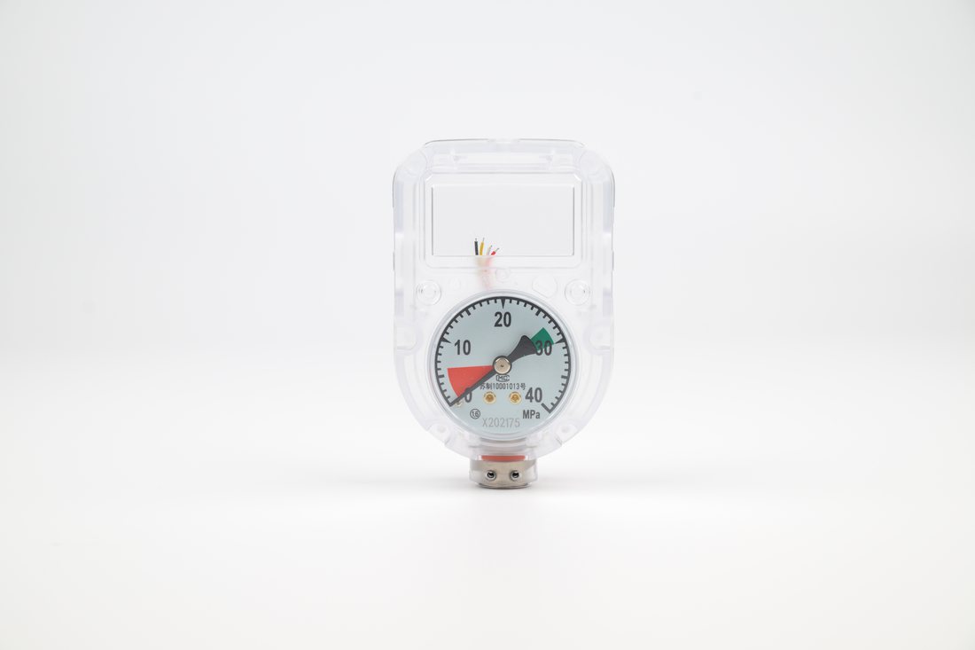 Special housing pressure gauge